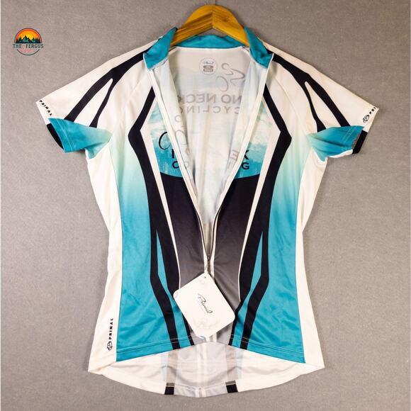 NWT Primal No Neck Cycling Jersey Multicolor Schematic Pockets Women's Large - Picture 4 of 13
